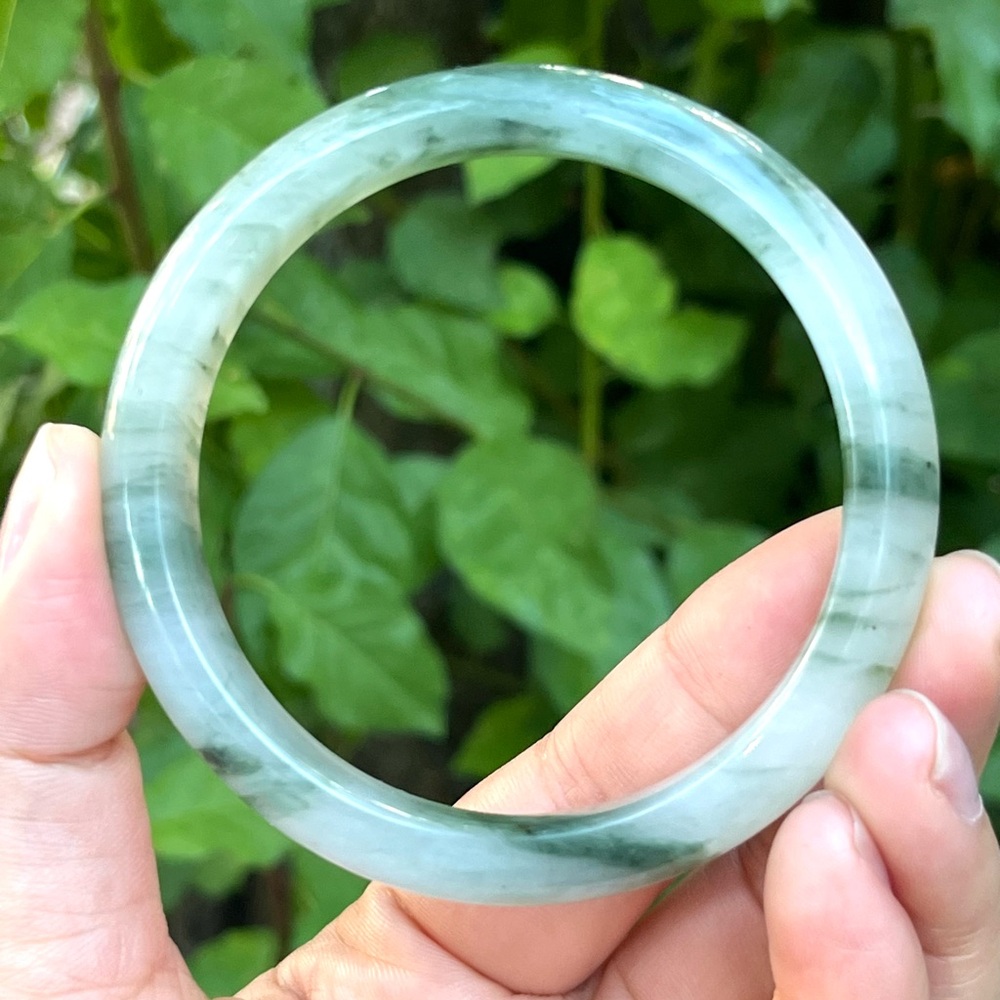 60.5mm inner diameter Tianshan jade bangle 1462 - Picture 6 of 7